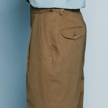 Load image into Gallery viewer, Caramel Midweight Cotton Twill Trousers