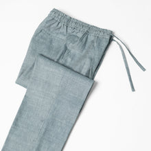 Load image into Gallery viewer, Greyish Blue Wool Linen Trousers
