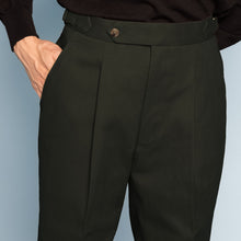 Load image into Gallery viewer, Green Midweight Cotton Twill Trousers
