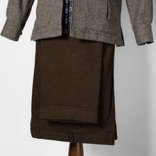 Load image into Gallery viewer, Chocolate Brown Midweight Cotton Twill Trousers
